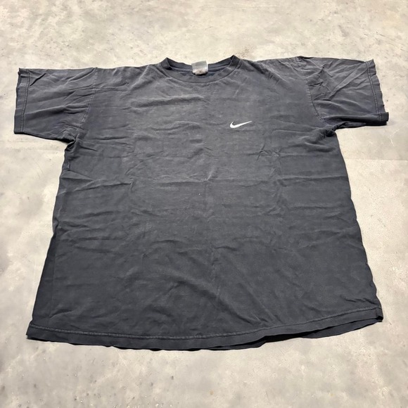 Other - Vintage 90s Faded Black Nike Made In USA Streetwear Essential Tee! Size XL